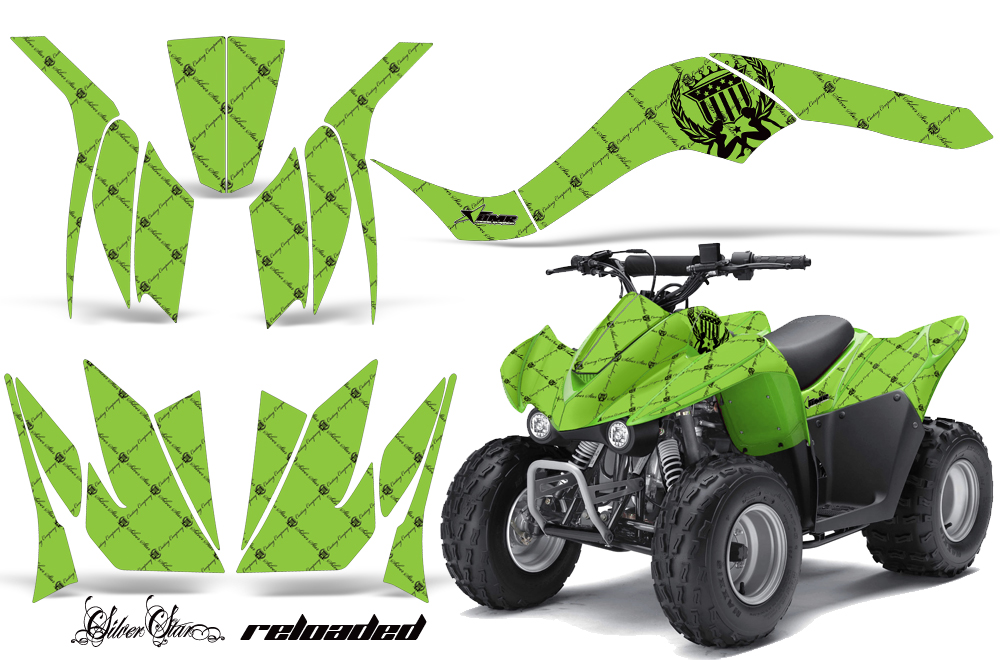 Kawasaki KFX90 Graphics Kit SSR BG